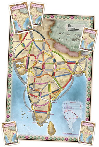 Ticket To Ride - India Uitbreiding-2