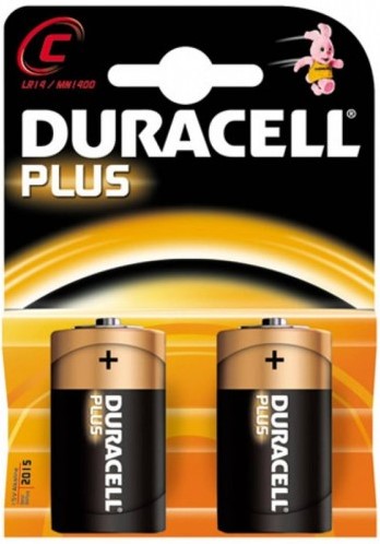 Duracell Batterijen Plus Power C MN1400 / LR14 (2 stuks)