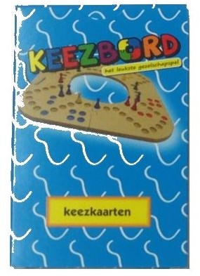 Keezbord Keezkaarten (Blauw of Rood)