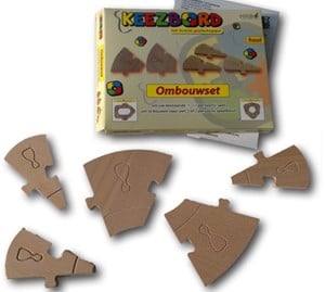 Keezbord Ombouwset 3 5 7 Personen Hout