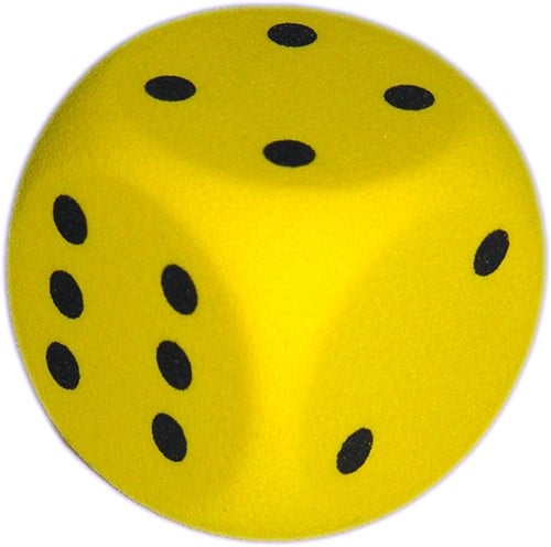 Grote Dobbelsteen met Stippen (5 cm)