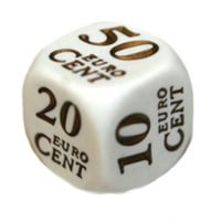 Euro Dobbelstenen (6 stuks)