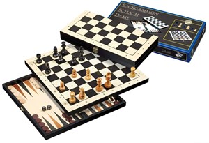 Schaak Dam Backgammon Cassette 30 mm