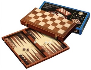 Schaak Dam Backgammon Cassette 43 mm
