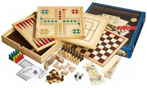 Houten spellen verzameling 10