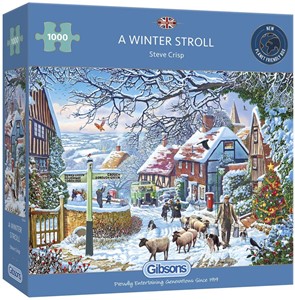 Afbeelding van het spel A Winter Stroll - Steve Crisp Puzzel (1000 stukjes)