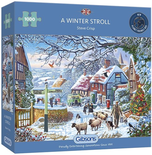 A Winter Stroll - Steve Crisp Puzzel (1000 stukjes)