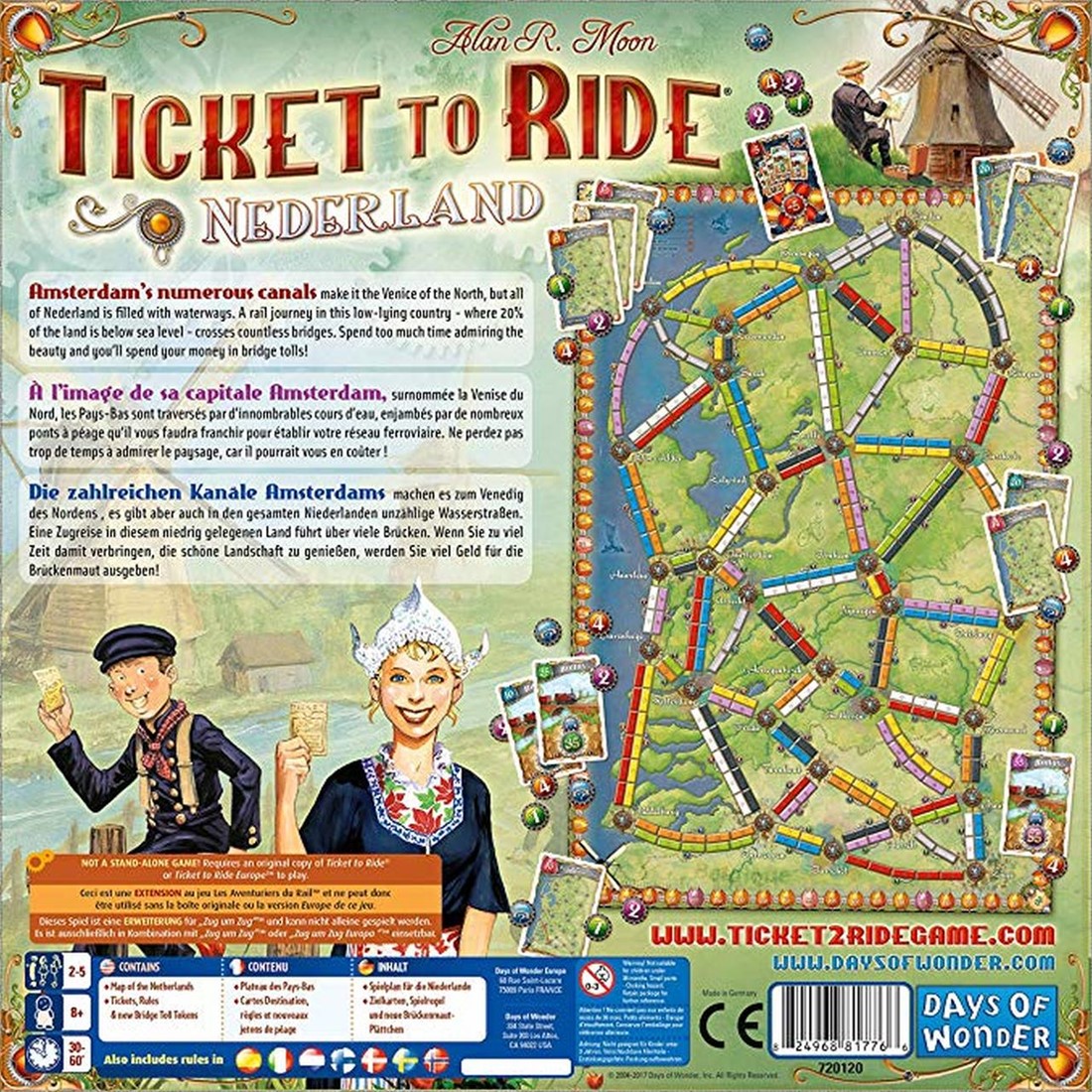 Vertrek naar Versnel volwassene Ticket To Ride - Nederland Uitbreiding - kopen bij Spellenrijk.nl