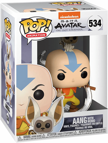 Funko Pop! - Avatar The Last Airbender Aang with Momo #534