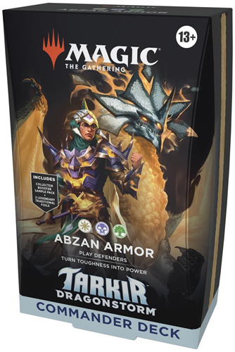 Magic the Gathering - Tarkir Dragonstorm Land Commander Deck - Abzan Armor