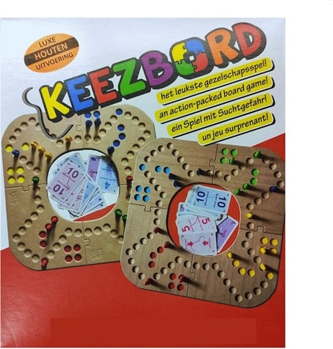 Keezbord 4-6 Personen Hout