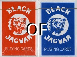 Speelkaarten - Black Jaguar Blauw of Rood (1 pak)