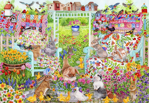 Afbeelding van het spelletje Spring Quilt Puzzel (1000 stukjes)