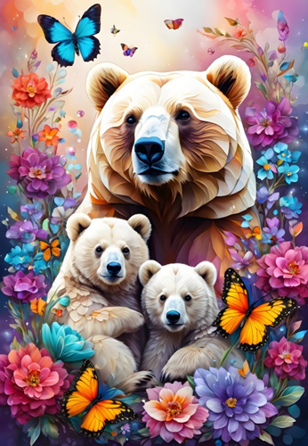 Bears - Maternal Love Collection Puzzel (1000 stukjes)-2