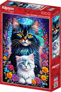 Afbeelding van het spelletje Cats - Maternal Love Collection Puzzel (1000 stukjes)