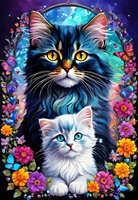 Cats - Maternal Love Collection Puzzel (1000 stukjes)-2
