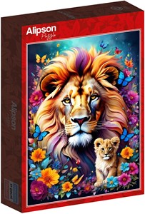 Afbeelding van het spelletje Lions - Maternal Love Collection Puzzel (1000 stukjes)