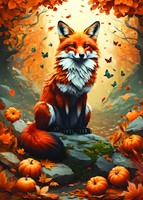 Fox and Butterflies Puzzel (500 stukjes)-2