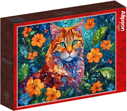 Cat Mosaïque Puzzel (1000 stukjes)