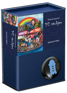 Tucker's Fun Factory Houten Puzzel Amsterdam 750 jaar (50 stukjes)