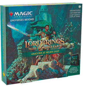 Afbeelding van het spelletje Magic The Gathering - LotR Holiday Scene Box Aragorn