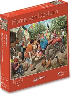 Afbeelding van het spelletje Marius van Dokkum - Tuinfeest Puzzel (1000 stukjes)