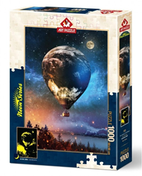 Neon Puzzle - The Journey to The Moon Puzzel (1000 stukjes)