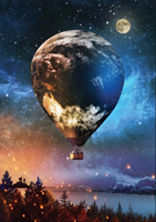 Neon Puzzle - The Journey to The Moon Puzzel (1000 stukjes)-2