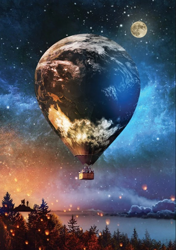 Neon Puzzle - The Journey to The Moon Puzzel (1000 stukjes)-2