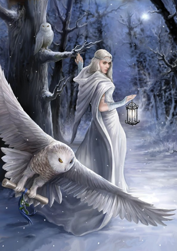 Anne Stokes - Midnight Messenger Puzzel (1000 stukjes)-2