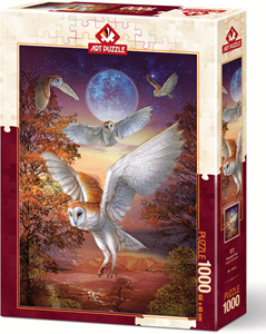 Afbeelding van het spelletje Moonlight Owls Puzzel (1000 stukjes)