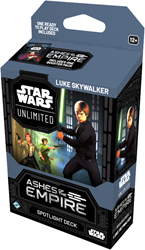 Star Wars - Unlimited - Ashes of the Empire Deck - Luke Skywalker