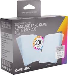 Prime Board Game Sleeves - Standard Sized 66x91mm Value Pack (200 stuks) - Boxed