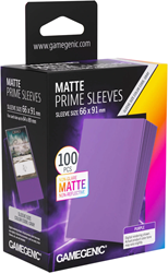 Prime Matte Sleeves 66x91mm Paars (100 stuks) - Boxed