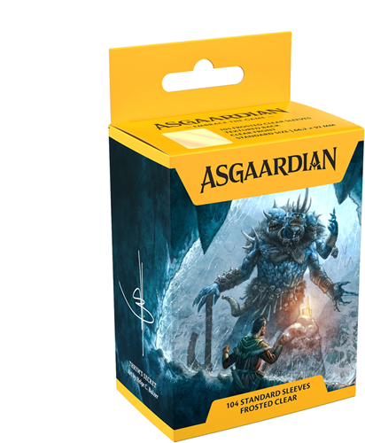 Asgaardian Standard (66,2x91,5mm) 100 Sleeves - Frosted Clear