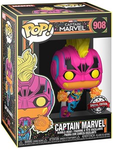 Funko Pop Marvel Captain Marvel Blacklight 908