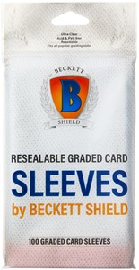 Afbeelding van het spel Beckett Shield - Resealable Graded Card Sleeves (100 stuks)