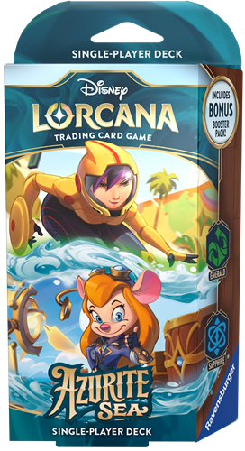 Disney Lorcana TCG - Azurite Sea Starter Deck Go Go Tomago & Gadget Hackwrench