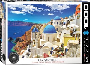 Thumbnail van een extra afbeelding van het spel Oia Santorini Greece Puzzel (1000 stukjes)