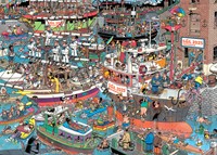 Jan van Haasteren - Stap aan Boord (10e Editie SAIL Amsterdam) Puzzel (1000 stukjes)-2