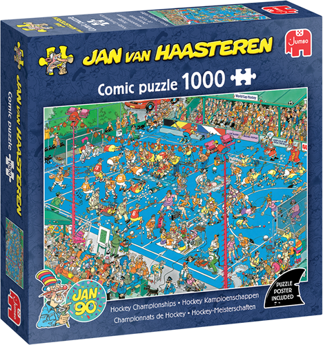 Jan van Haasteren - Hockey Kampioenschappen Puzzel (1000 stukjes)