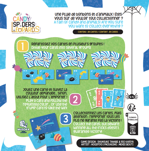 Candy Spiders Leopards - Card game-2