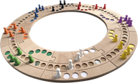 Barriere Ring - Bordspel Kunststof-3