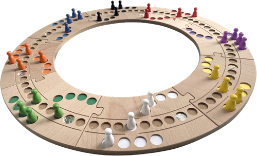 Barriere Ring - Bordspel Kunststof-3