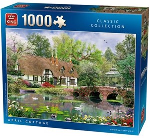 King International April Cottage Puzzel 1000 Stukjes king international kopen in de aanbieding King International April Cottage Puzzel 1000 Stukjes king international kopen in de aanbieding