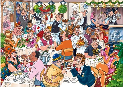 Wasgij Mystery 26 - Date Night! Puzzel (1000 stukjes)-2