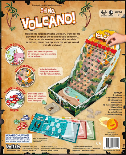 Oh No Volcano! - Bordspel-2