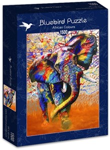 Afbeelding van het spel African Colours Puzzel (1500 stukjes)