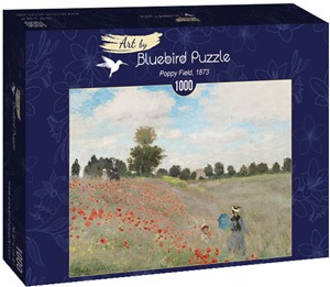 Afbeelding van het spelletje Claude Monet - Poppy Field Puzzel (1000 stukjes)