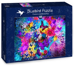 Afbeelding van het spel Flowers and Butterflies Puzzel (1000 stukjes)